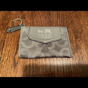 Coach Dotted Op Art Card Case